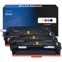 Toner compatibile Canon 054H - 4 colori Alta capacità Multipack