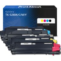 Toner compatibile Kyocera TK-5280K/C/M/Y - 4 colori Multipack