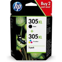 Cartuccia stampante HP 305XL (6ZA94AE) - Nero + 3 colori Alta capacità Multipack