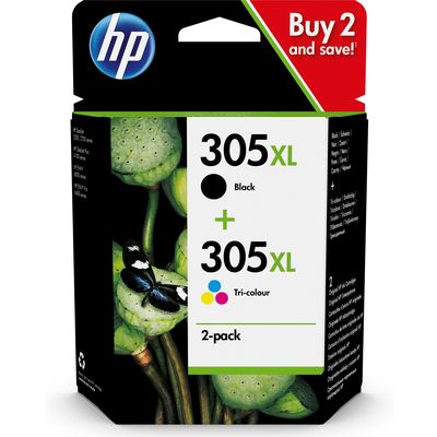Cartuccia stampante HP 305XL (6ZA94AE) - Nero + 3 colori Alta capacità Multipack
