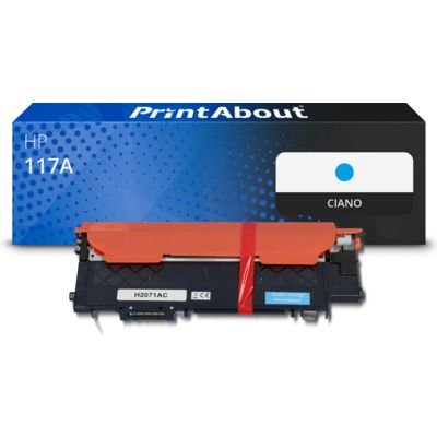 Toner compatibile HP 117A (W2071A) - Ciano
