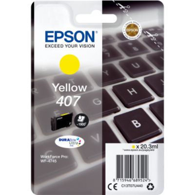 Cartuccia stampante Epson 407 (C13T07U440) - Giallo