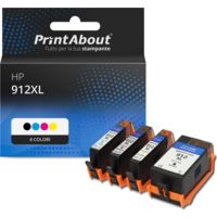 Cartuccia compatibile HP 912XL (3YP34AE) - 4 colori Multipack