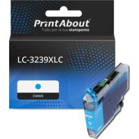 Cartuccia compatibile Brother LC-3239XLC - Ciano Alta capacità