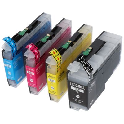 Cartuccia compatibile Brother LC-3239XLBK/C/M/Y - 4 colori Alta capacità Multipack