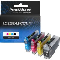 Cartuccia compatibile Brother LC-3239XLBK/C/M/Y - 4 colori Alta capacità Multipack
