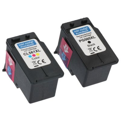 Cartuccia compatibile Canon PG-560XL / CL-561XL - Nero + 3 colori Alta Capacità Multipack