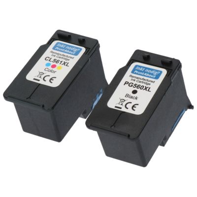 Cartuccia compatibile Canon PG-560XL / CL-561XL - Nero + 3 colori Alta Capacità Multipack