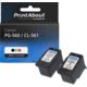 Cartuccia compatibile Canon PG-560XL / CL-561XL - Nero + 3 colori Alta Capacità Multipack
