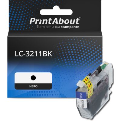 Cartuccia compatibile Brother LC-3211BK - Nero Alta capacità