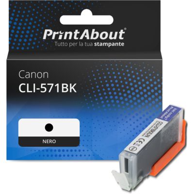 Cartuccia compatibile Canon CLI-571BK - Nero