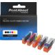 Cartuccia compatibile Canon PGI-570 / CLI-571 PGBK/C/M/Y/BK - 5 colori Multipack