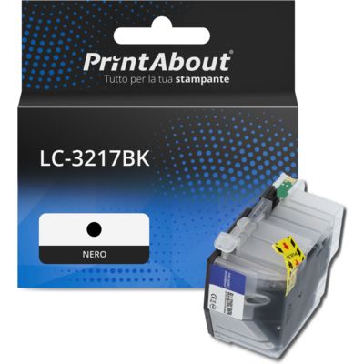 Cartuccia compatibile Brother LC-3217BK - Nero Alta capacità