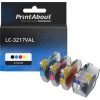 Cartuccia compatibile Brother LC-3217VAL - 4 colori Multipack