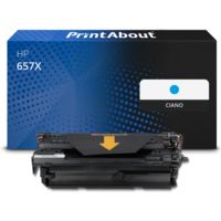 Toner compatibile HP 657X (CF471X) - Ciano Alta capacità