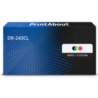 Tamburo compatibile Brother DR-243CL - Nero + 3 colori
