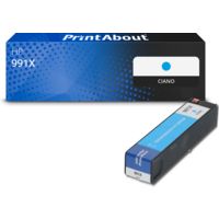 Cartuccia compatibile HP 991X (M0J90AE) - Ciano Alta capacità