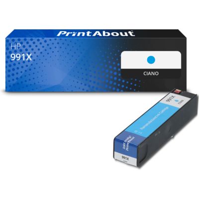 Cartuccia compatibile HP 991X (M0J90AE) - Ciano Alta capacità