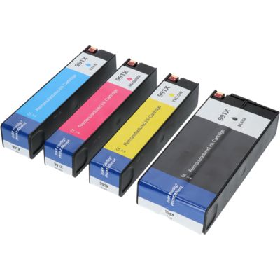 Cartuccia compatibile HP 991X (M0K02AE + M0J90/94/98AE) - 4 colori Alta capacità Multipack