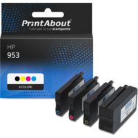 Cartuccia compatibile HP 953 (6ZC69AE) - 4 colori Multipack