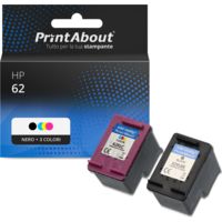 Cartuccia compatibile HP 62 (N9J71AE) - Nero + 3 colori Multipack