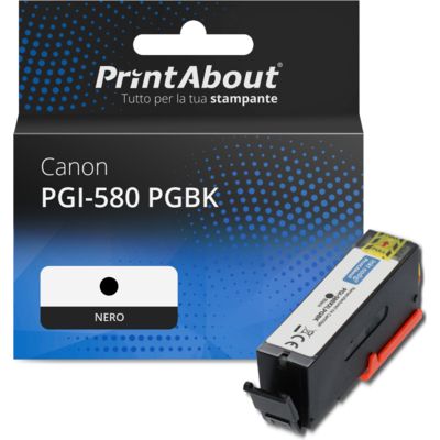 Cartuccia compatibile Canon PGI-580 PGBK - Nero