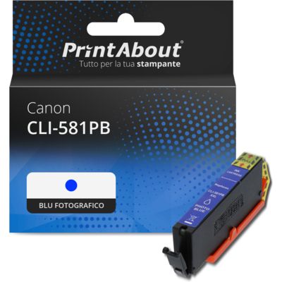 Cartuccia compatibile Canon CLI-581PB - Blu Photo