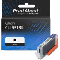 Cartuccia compatibile Canon CLI-551BK - Nero