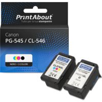 Cartuccia compatibile Canon PG-545 / CL-546 - Nero + 3 colori Multipack