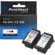Cartuccia compatibile Canon PG-545 / CL-546 - Nero + 3 colori Multipack