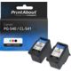 Cartuccia compatibile Canon PG-540 / CL-541 - Nero + 3 colori Multipack