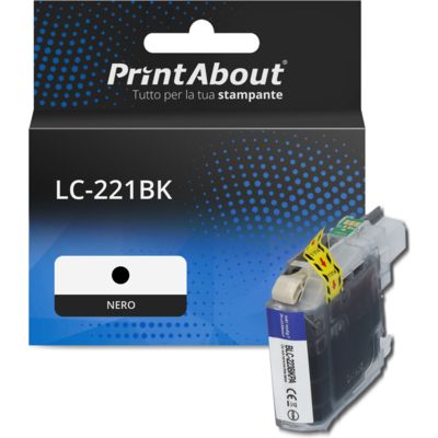Cartuccia compatibile Brother LC-221BK - Nero
