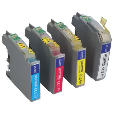 Cartuccia compatibile Brother LC-221VALBP - 4 colori Multipack