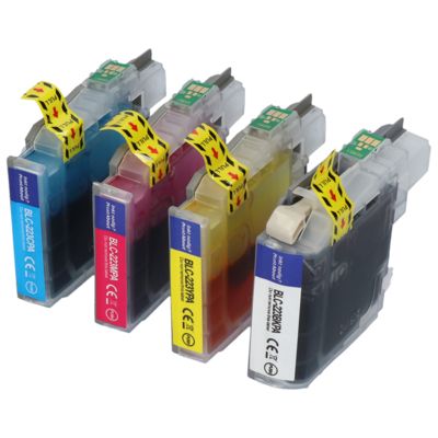 Cartuccia compatibile Brother LC-221VALBP - 4 colori Multipack
