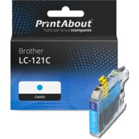 Cartuccia compatibile Brother LC-121C - Ciano