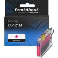 Cartuccia compatibile Brother LC-121M - Magenta