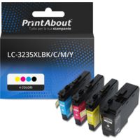 Cartuccia compatibile Brother LC-3235XLBK/C/M/Y - 4 colori Multipack