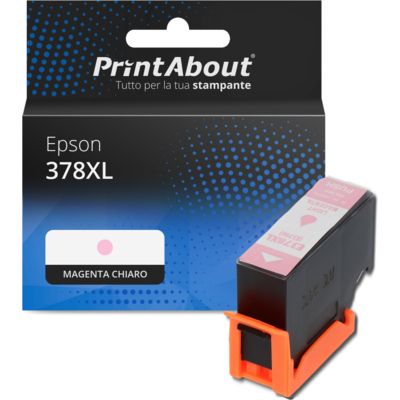 Cartuccia compatibile Epson 378XL (C13T37964010) - Magenta chiaro Alta capacità
