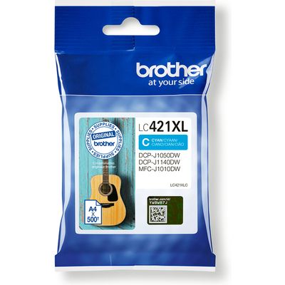 Cartuccia stampante Brother LC-421XLC - Ciano Alta capacità