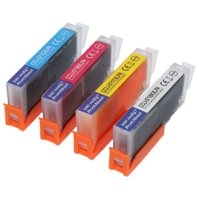 Cartuccia compatibile Canon CLI-571BK/C/M/Y - 4 colori Multipack