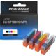 Cartuccia compatibile Canon CLI-571BK/C/M/Y - 4 colori Multipack
