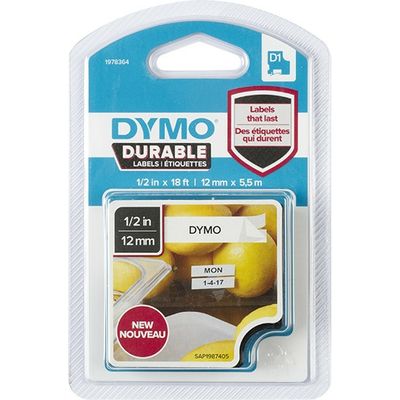 Nastro Dymo Durable 1978364 Nero su bianco (12 mm)