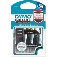 Nastro Dymo Durable 1978367 Nero su arancione (12 mm)