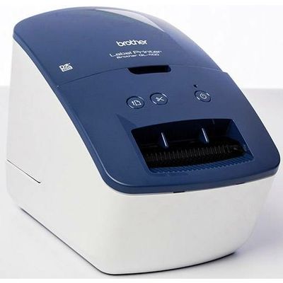 Stampante per etichette Brother QL-600B blu