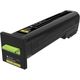Toner Lexmark 72K2XY0 - Giallo
