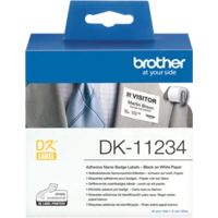 Etichetta Brother DK- 11234 - Nero su bianco