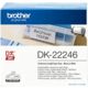 Etichetta Brother DK-22246 - Nero su bianco