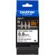 Nastro Brother HSe-221 - Nero su bianco (8,8 mm)