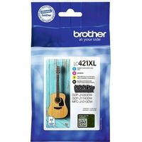 Cartuccia stampante Brother LC-421XLVAL - 4 colori Alta capacità Multipack