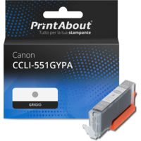 Cartuccia compatibile Canon CCLI-551GYPA - Grigio